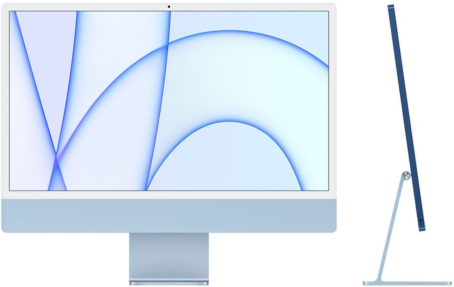 imac 24 blue