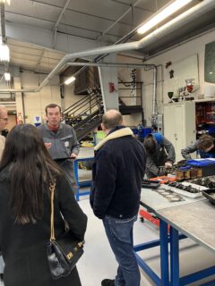 Photo d'une visite d'un atelier