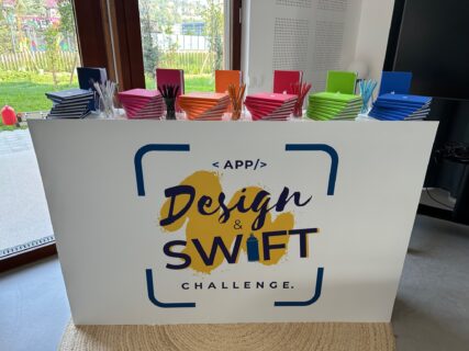 Poster logo Design & Swift Challenge