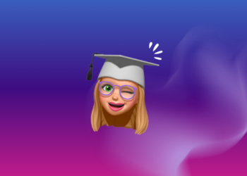 emoji étudiante